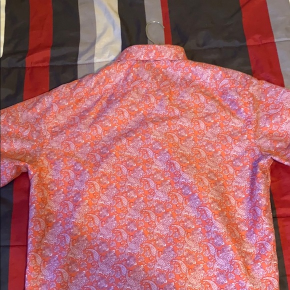 Pink Floral Designed Dress Shirt - Picture 2 of 3